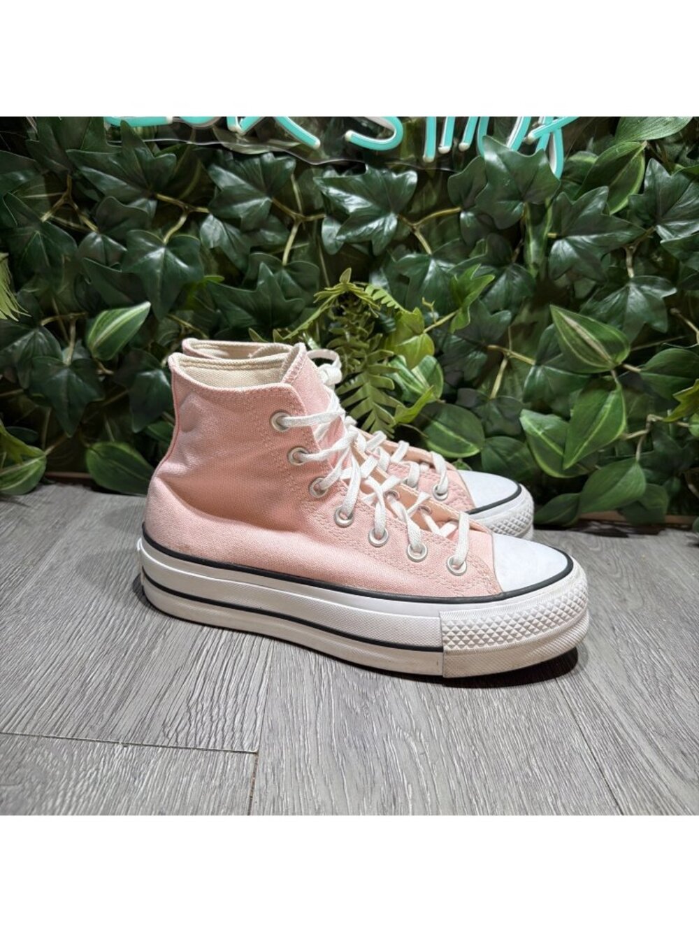 Converse Chuck Taylor All Star Lift Platform High Women's Donut Glaze Shoes 6